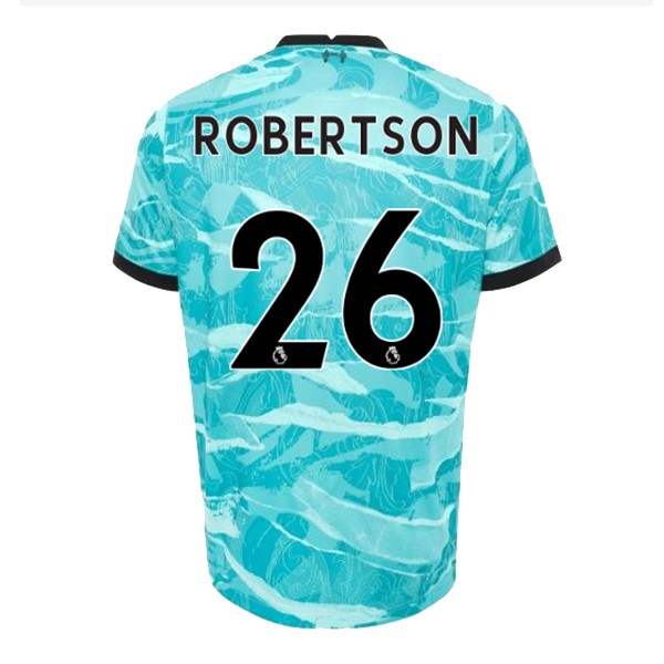 Camiseta Liverpool NO.26 Robertson Segunda Equipación 2020-2021 Azul